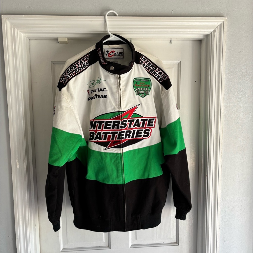 Chase Authentics Green and Black Bomber Jacket